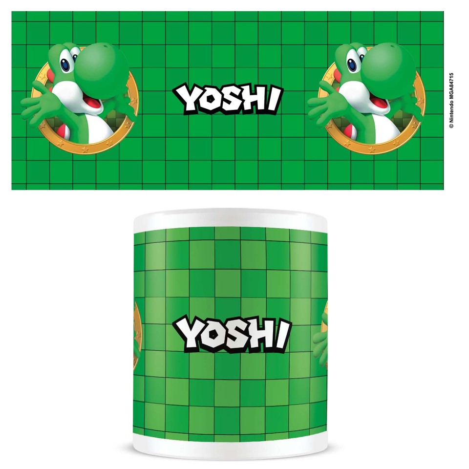 Pyramid International - Super Mario Krus (Yoshi 3D Port) - Hvid