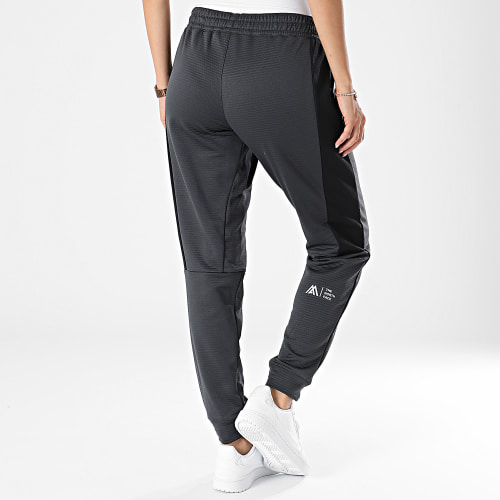 Pantalon Jogging Femme A856B Gris Anthracite Noir