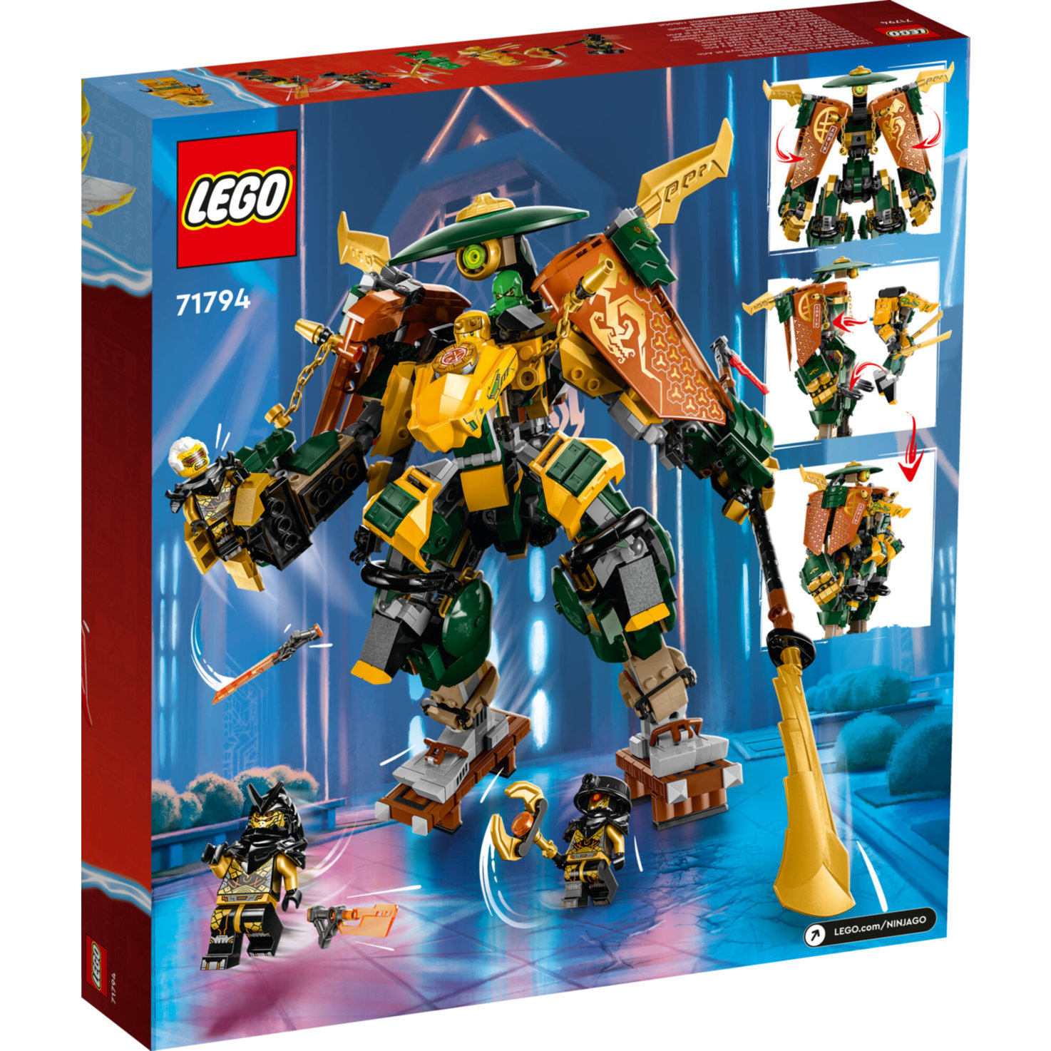 LEGO® NINJAGO® 71794 Lloyds und Arins Training-Mechs
