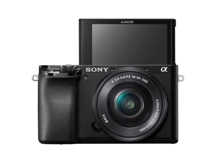Sony a6100 ILCE-6100L - Digitalkamera - spejlløst - 24.2 MP - APS-C - 4K / 30 fps - 3x optisk zoom 16-50 mm objektiv - Wi-Fi, NFC, Bluetooth - sort