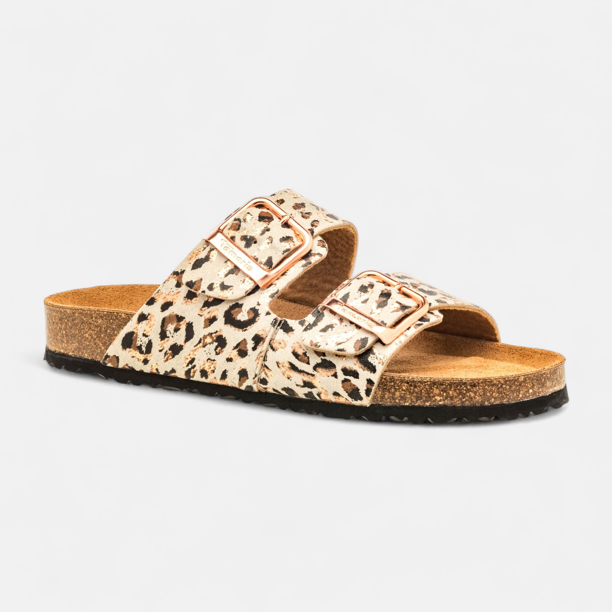 Mules semelle liège Femme beige
