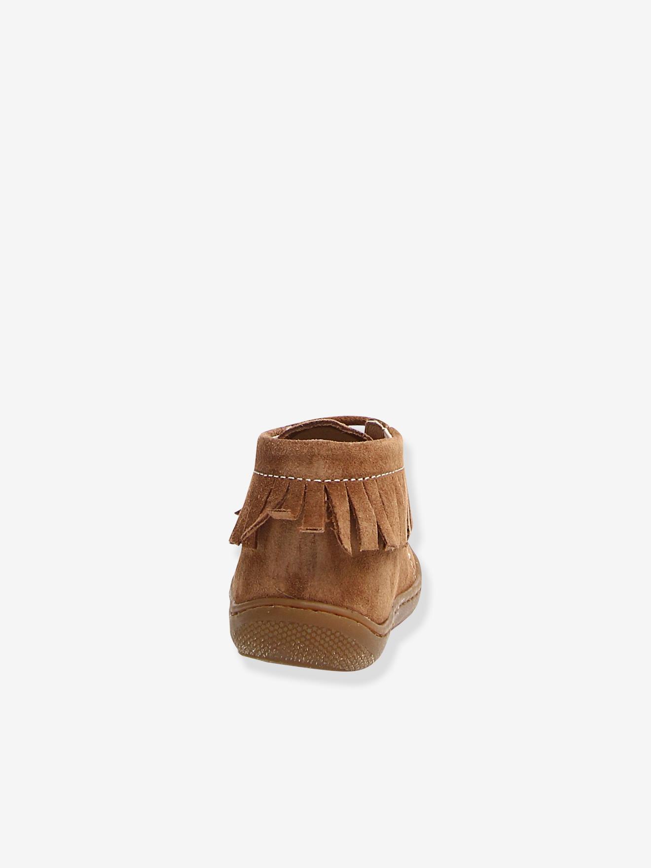 Botinhas NATURINO® First Steps, cor marrom bebê, da July One