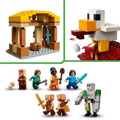 LEGO Minecraft 21273 Landsbyangrep med Geist-ballong