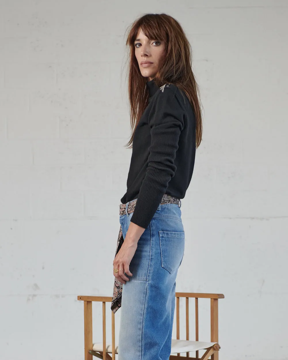 Pull à col roulé Math Sarah de Saint Hubert
