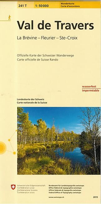 BUNDESAMT - 241T VAL DE TRAVERS ECHELLE 1 50 000