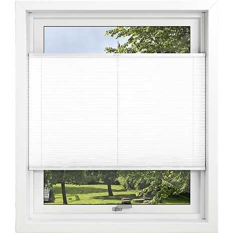 DEBEL Flex Plisségardin 60 x 130 cm - hvid