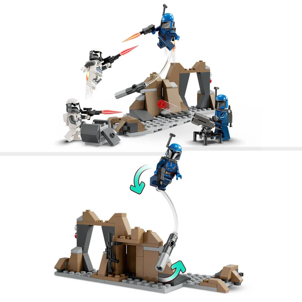 Nice Star Wars battle packThe Mandalorian Hinderlaag op Mandalore Battle Pack, Bouwbaar Speelgoed 75373