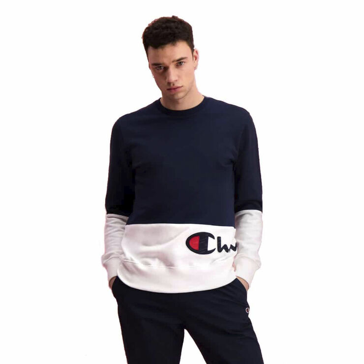Champion CREWNECK SWEATSHIRT Blue