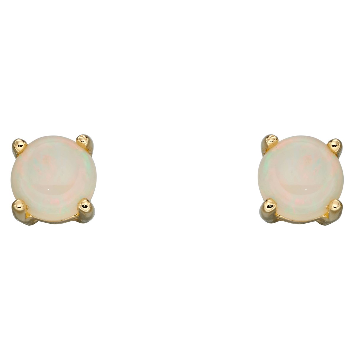 Boucle d'oreille opal en or 375/1000