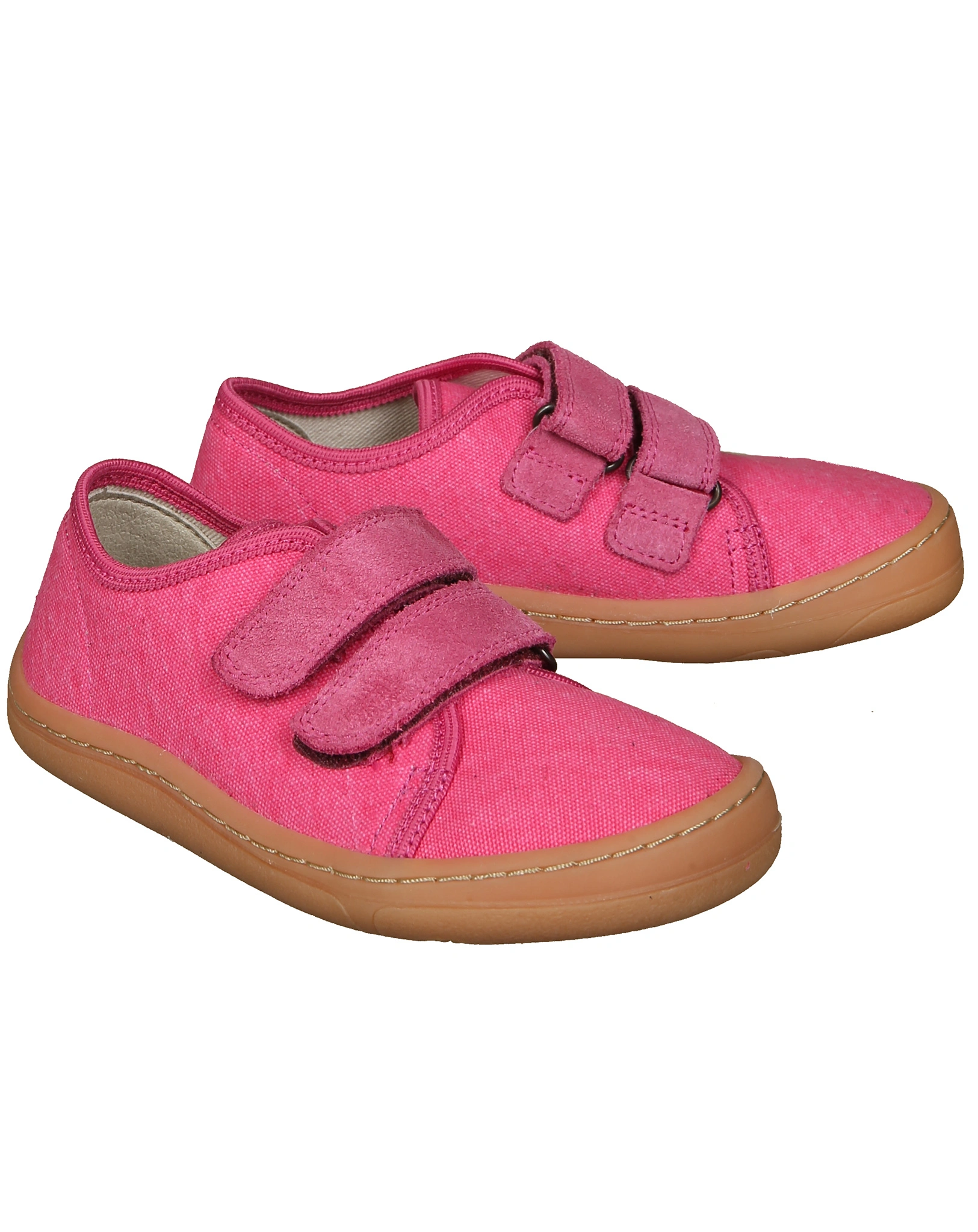 Barfußschuhe CANVAS VELCRO  in fuxia