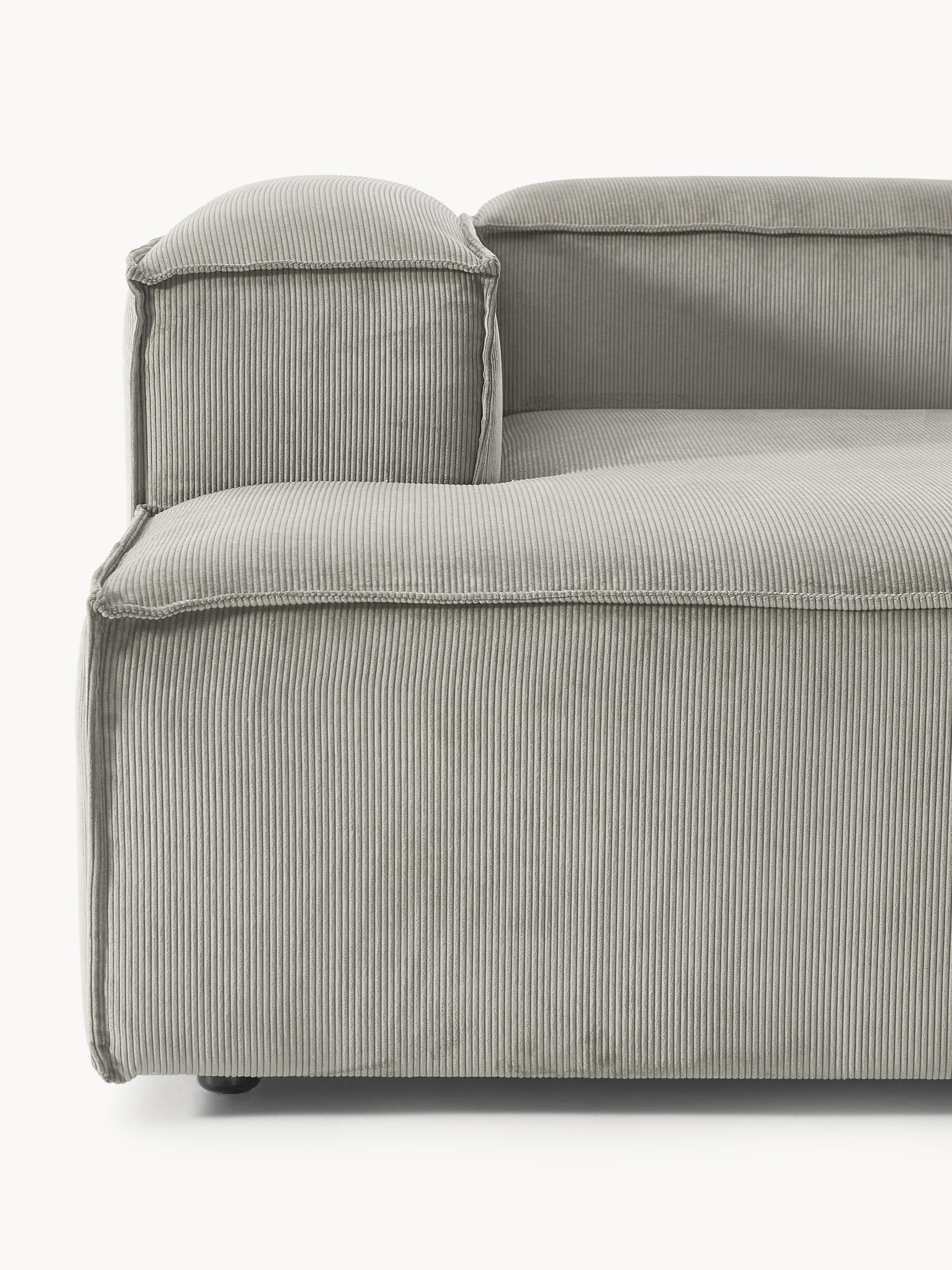 Chaise longue hoekmodule Lennon van corduroy