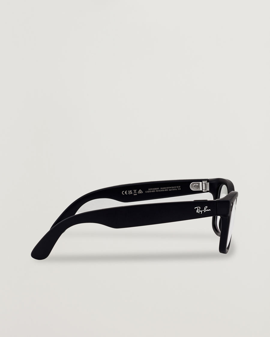 Ray-Ban Wayfarer Meta 53 Sunglasses Matte Black