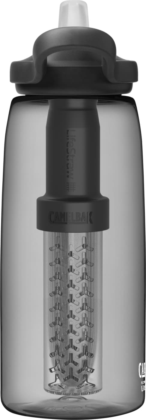 Camelbak Eddy+ 1L LifeStraw vandflaske, grå
