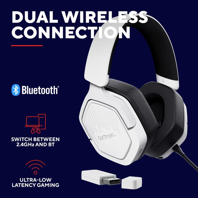 Trust GXT493W Carus trådløst gaming headset