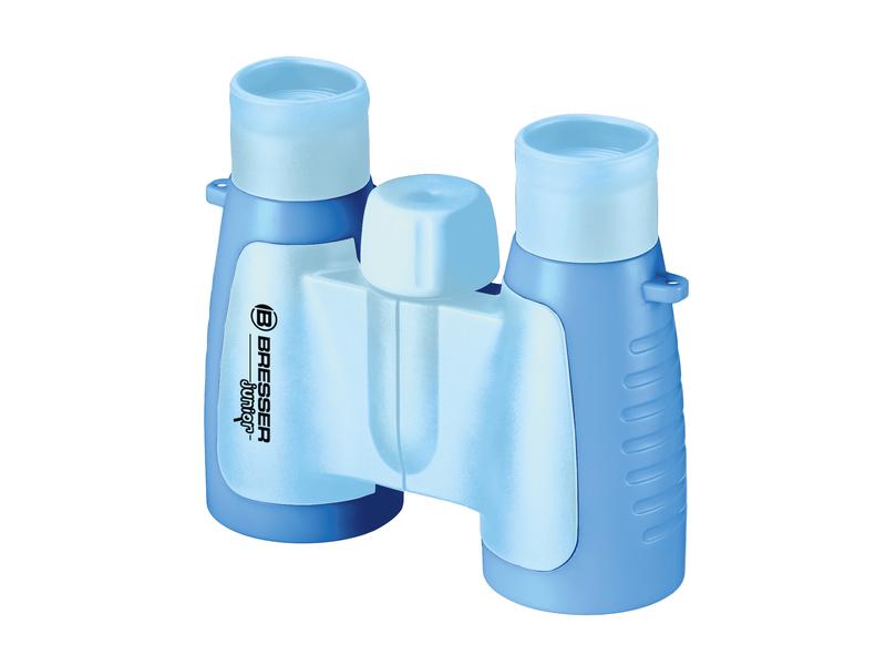 Bresser junior Outdoor Kinderfernglas Junior 3 x 30 blau Kinder-Feldstecher mit 3-fach Vergrösserung