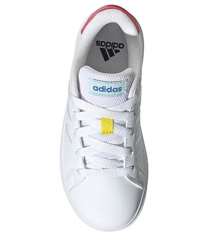 adidas Performance Sko -  GrønD COURT 2.0 K - Hvid/R?d