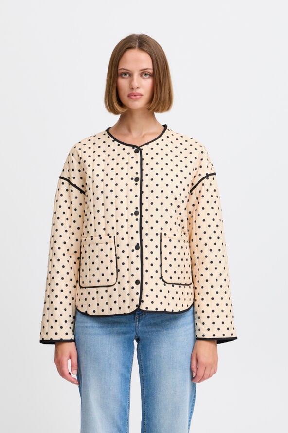 ICHI IXMALINI JA Creme w. black dot