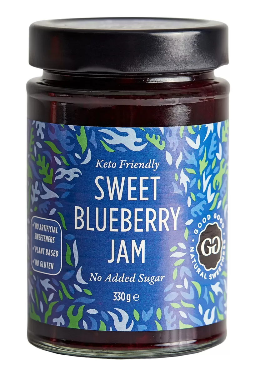 Good Good Sweet Jam with Stevia - Blueberry - 330 g.
