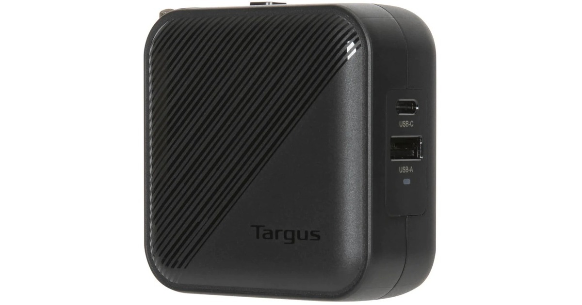 Targus65W Gan Wall Charger  (Zwart)