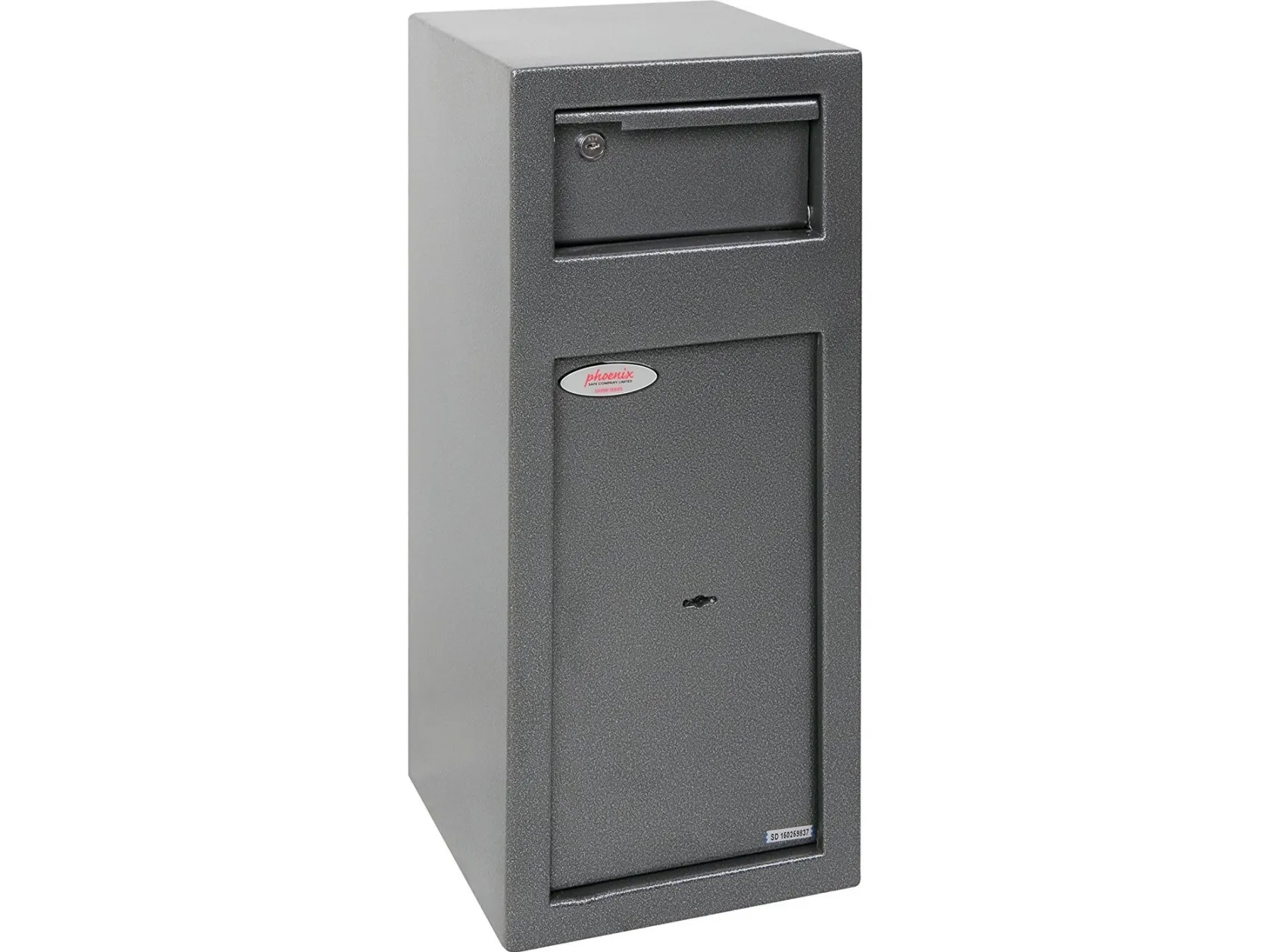 Phoenix Safe Co. SS0992KD, Fritstående pengeskab, Grå, Nøgle, Stål, Penge, 250 mm