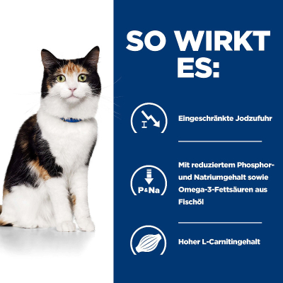 Hill's VET Katze Prescription Diet y/d Thyroid Health 1.5kg