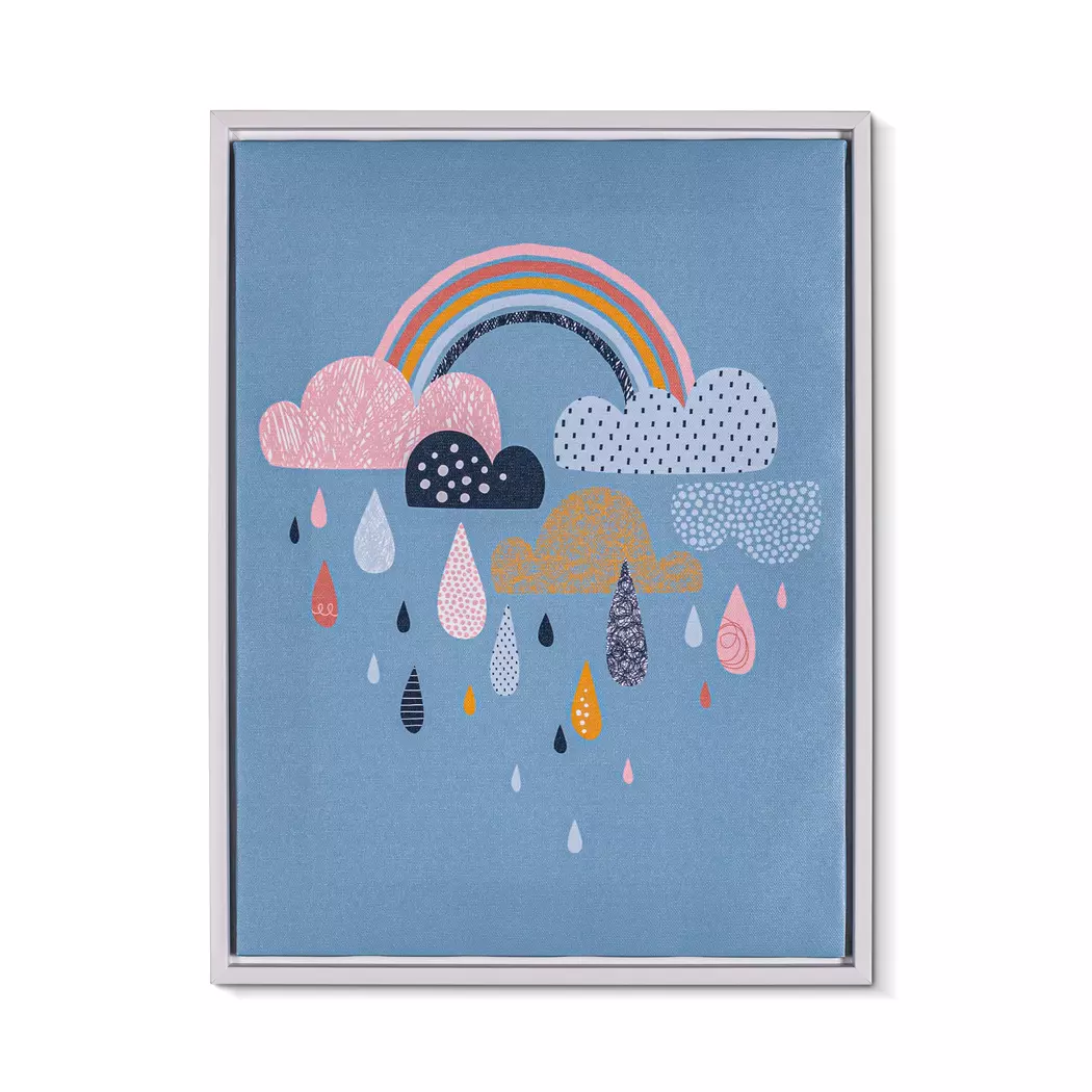 Wandbild 30 x 40 cm Regenbogen