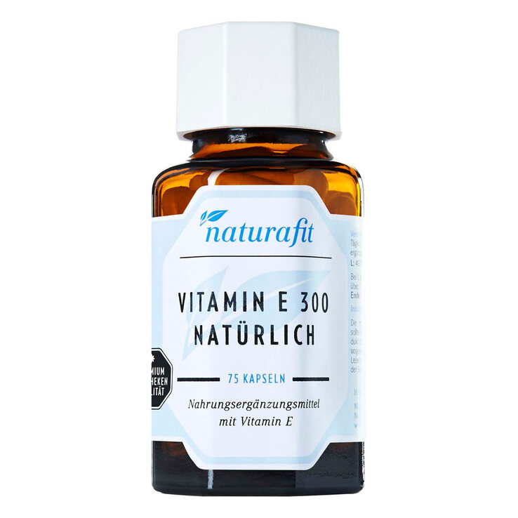 Naturafit Vitamin E 300 nat. Kapseln, 75 St