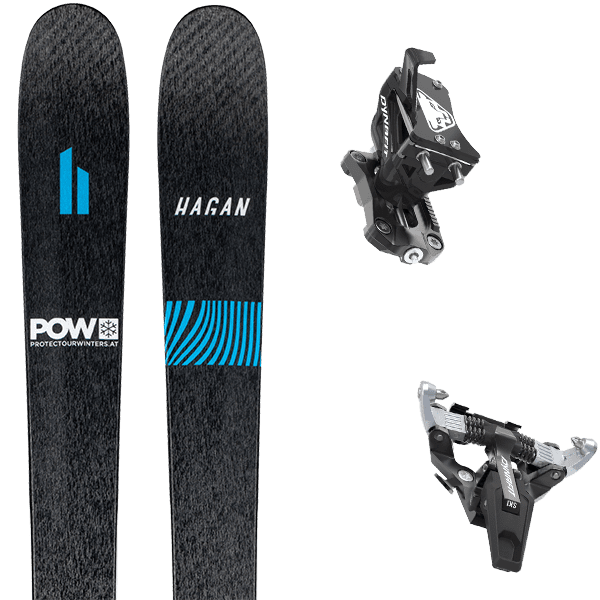Pack ski de randonnée HAGAN BOOST 94 POW + Fix