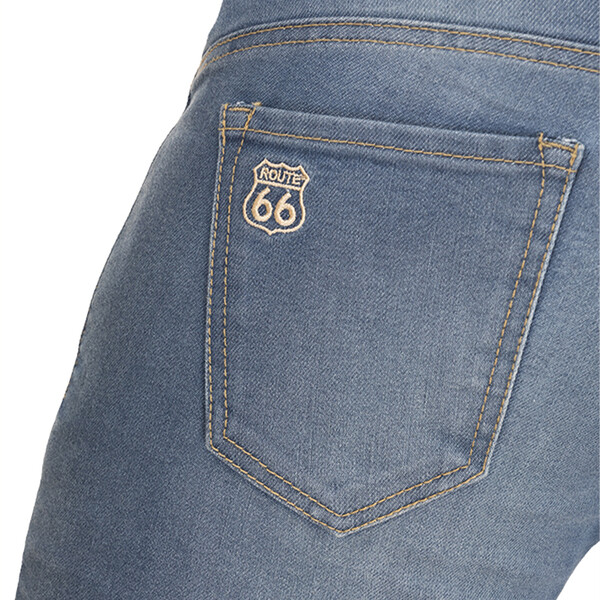 Route 66 by All One - Pantalon Femme Boot Cut Lady Bleu