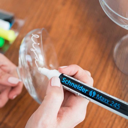 Schneider Maxx 245 Glasboardmarker - weiß - 1-3 mm