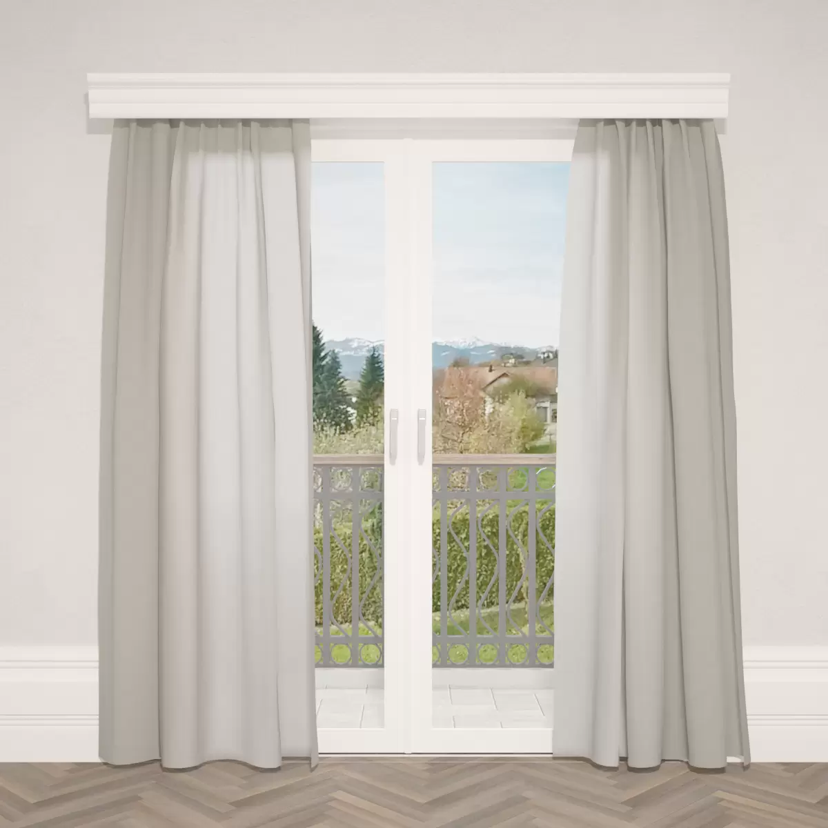 Nachtvorhang Aspect Linen Beige