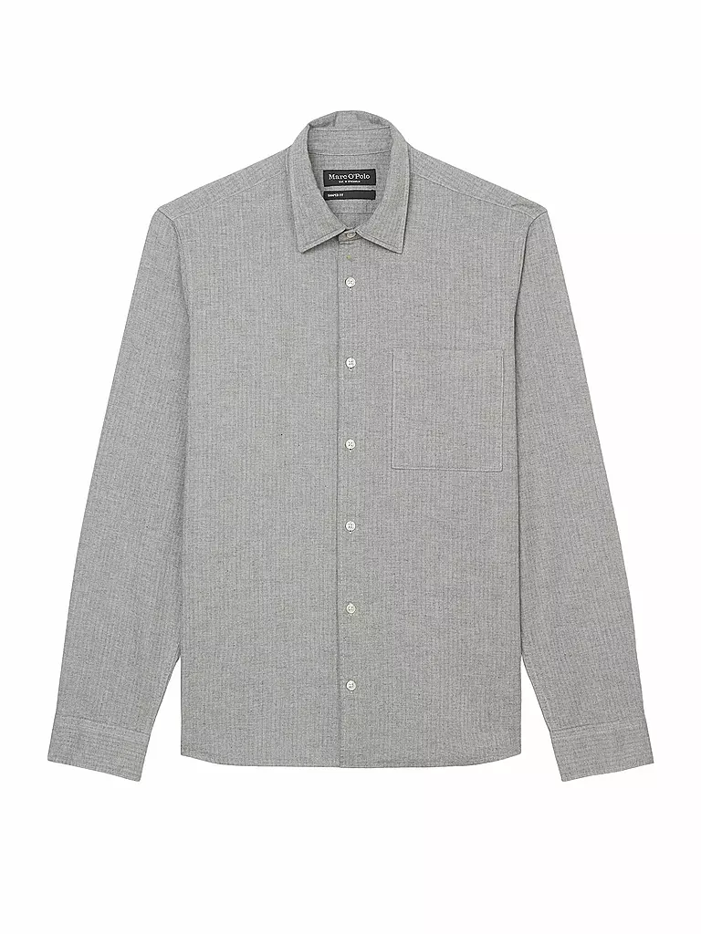 MARC O'POLO Hemd Regular Fit grau