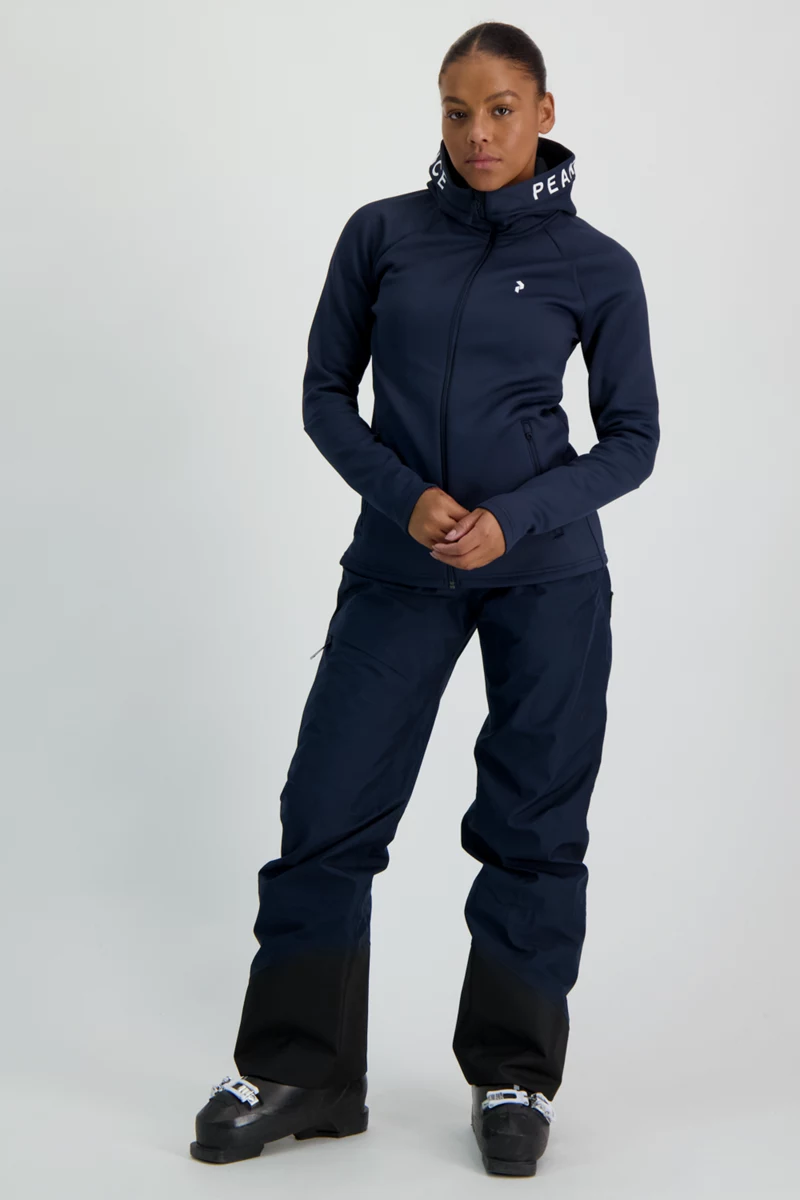 PEAK PERFORMANCE Rider Zip Hood Damen Midlayer