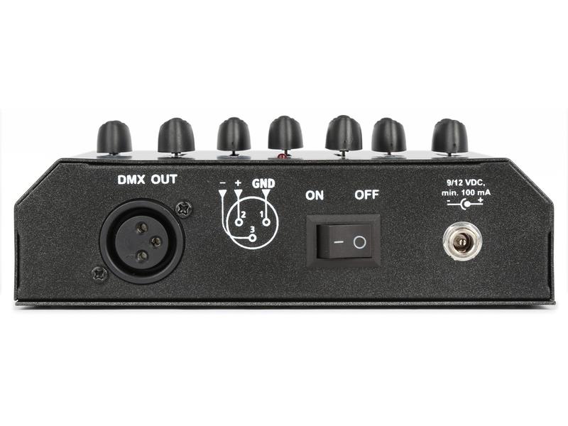 BeamZ Lichtsteuerung DMX60 Lichtkonsole mit sechs einzelnen Kanälen