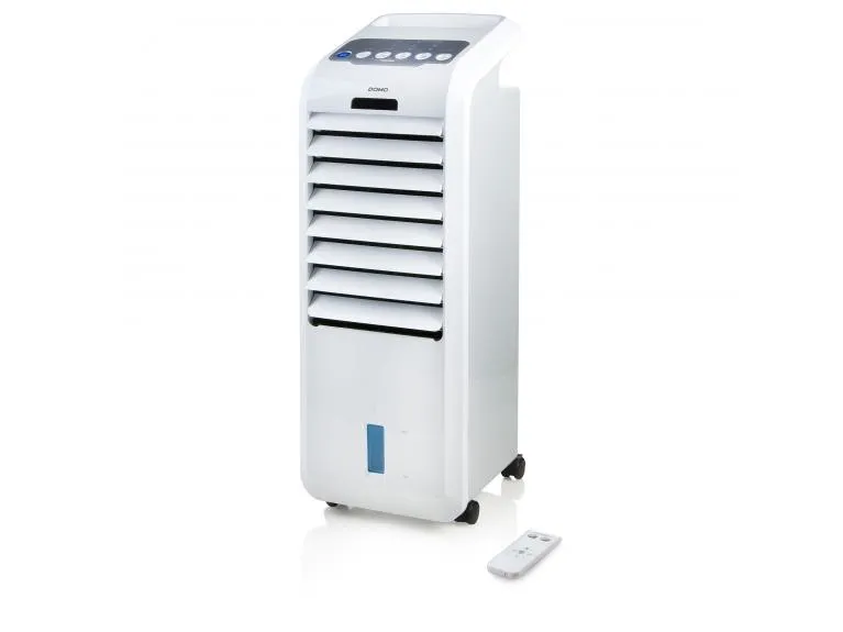 Domo DO153A, Husholdning tårnventilator, Hvid, Gulv, Knapper, 5 L