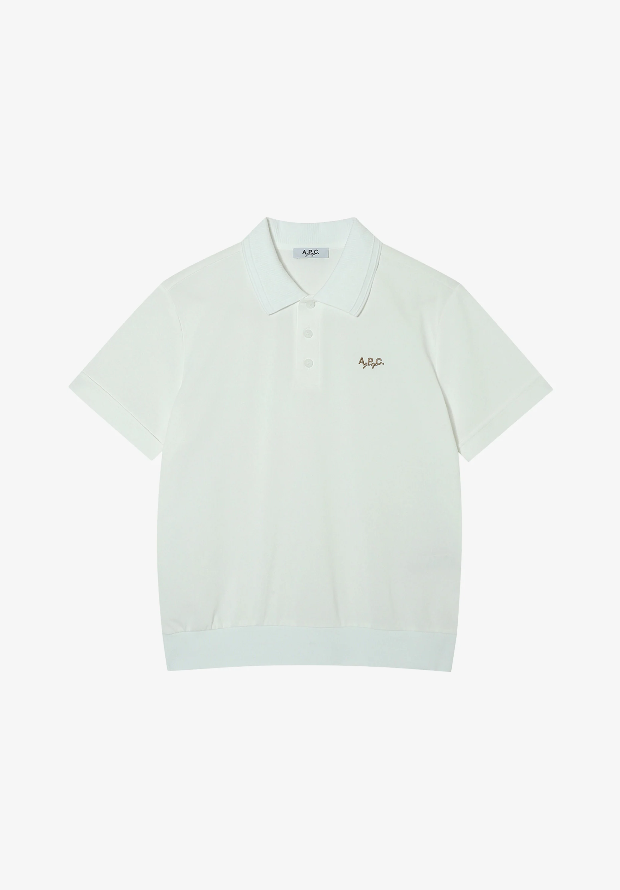 Polo à logo - Blanc