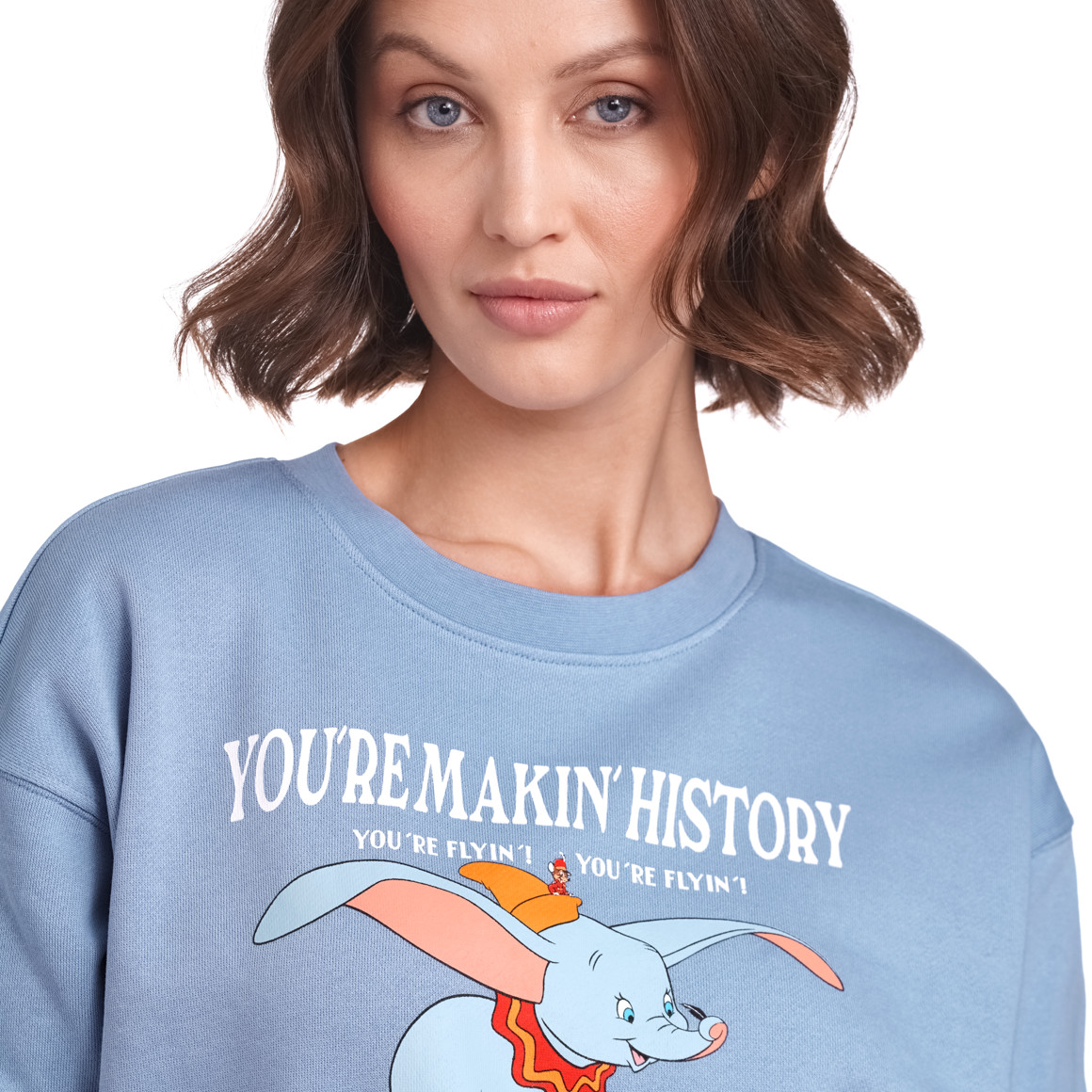 Gina Disney Classics Sweatshirt mit Dumbo-Motiv hellblau