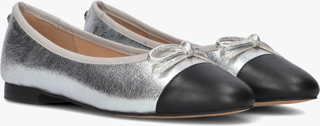 STEVE MADDEN zilveren steve madden ballerina's ellison