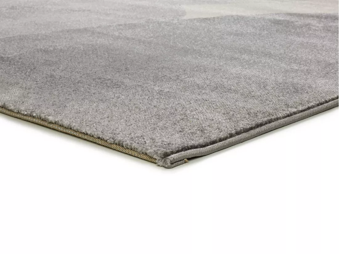 Tapis intérieur - géométrique - argent - 160 x 230 cm - MONIC