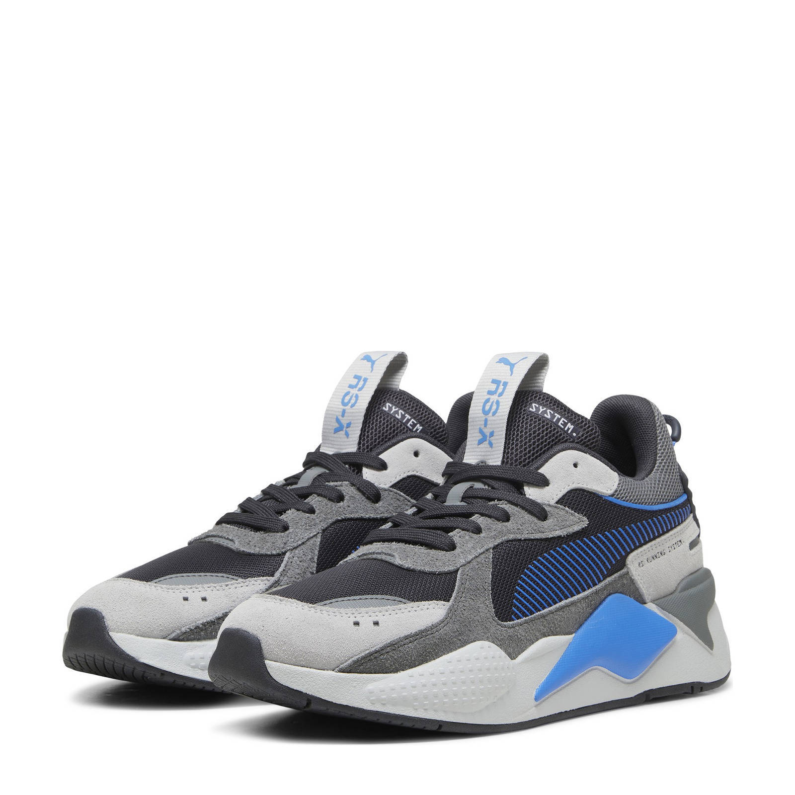 Puma RS-X Heritage  sneakers antraciet/kobaltblauw/lichtgrijs