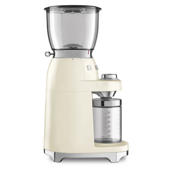 (350g) Edelstahl Kaffeemühle 50's Retro Style (CGF11CREU) - Creme