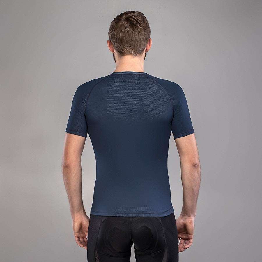 GripGrab Ride Thermal Ondershirt Korte Mouwen Donkerblauw