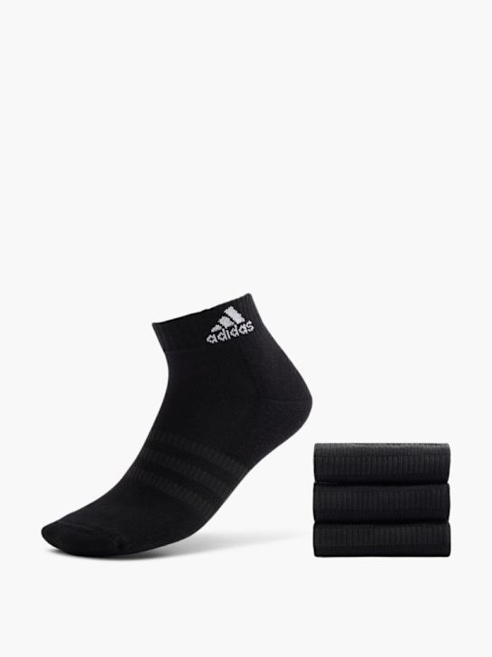 adidas 3 Pack Socken Schwarz