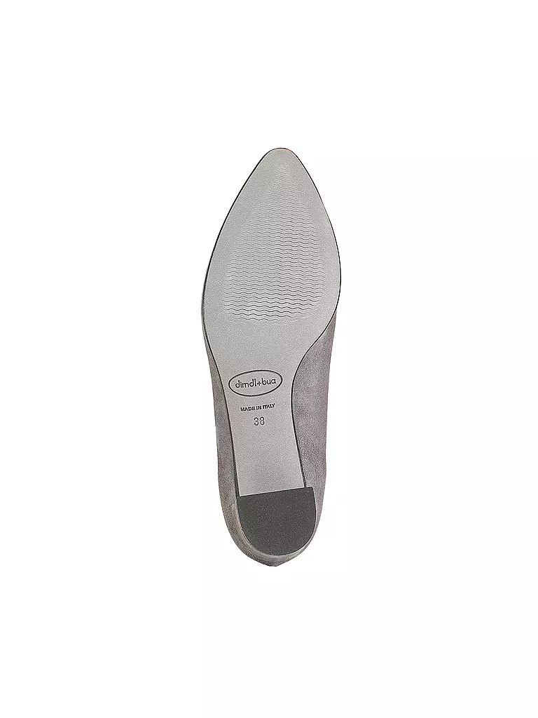DIRNDL & BUA Trachtenschuhe - Pumps grau