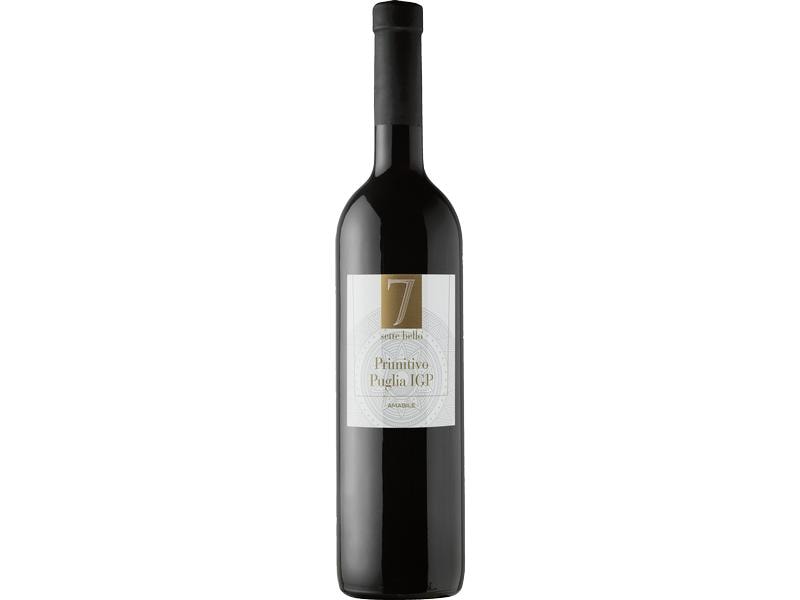 Sette Bello Primitivo Puglia IGP 0.75 l Fruchtiger und weicher Rotwein aus Puglia