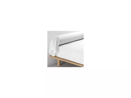 Taie De Traversin 85x185 cm Percale Blanc