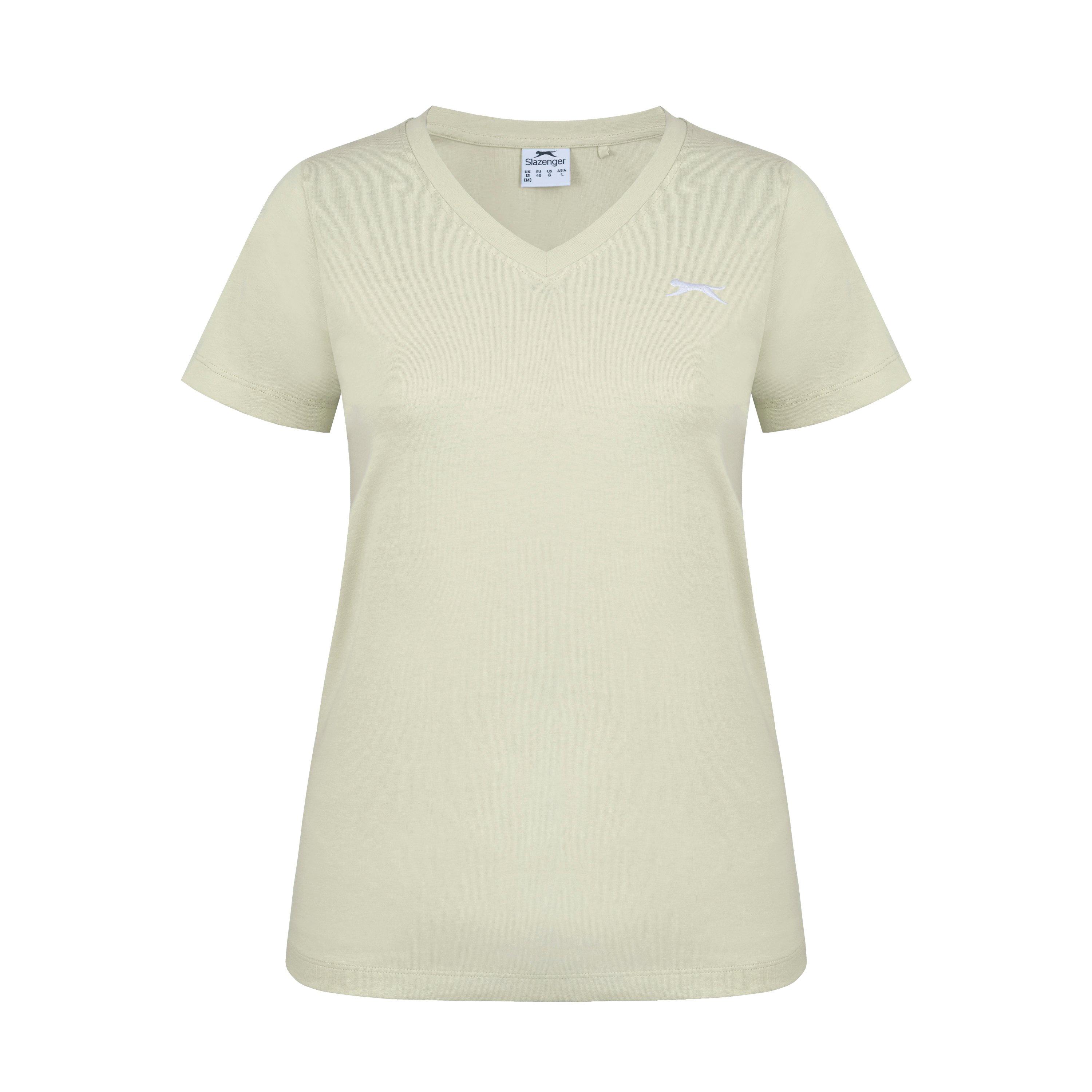 Slazenger Ladies V Neck Tee Shirt
