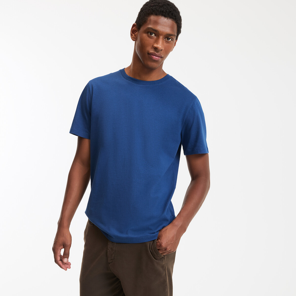 COLEÇÃO LA REDOUTE<br>Camiseta com gola redonda e mangas curtas