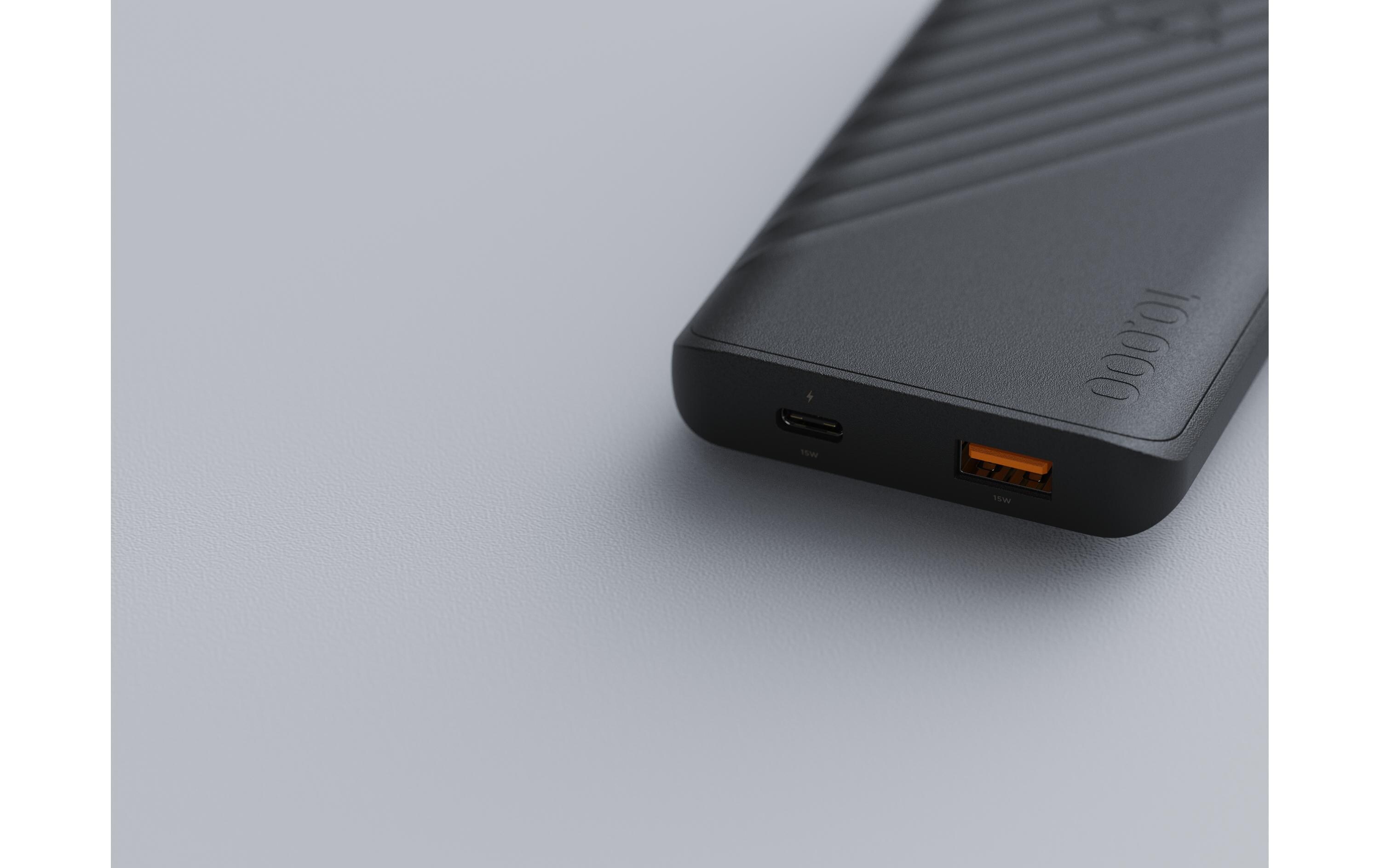 Powerbank Go2 10000 mAhSchlanke 2-Port-Powerbank mit FastCharge