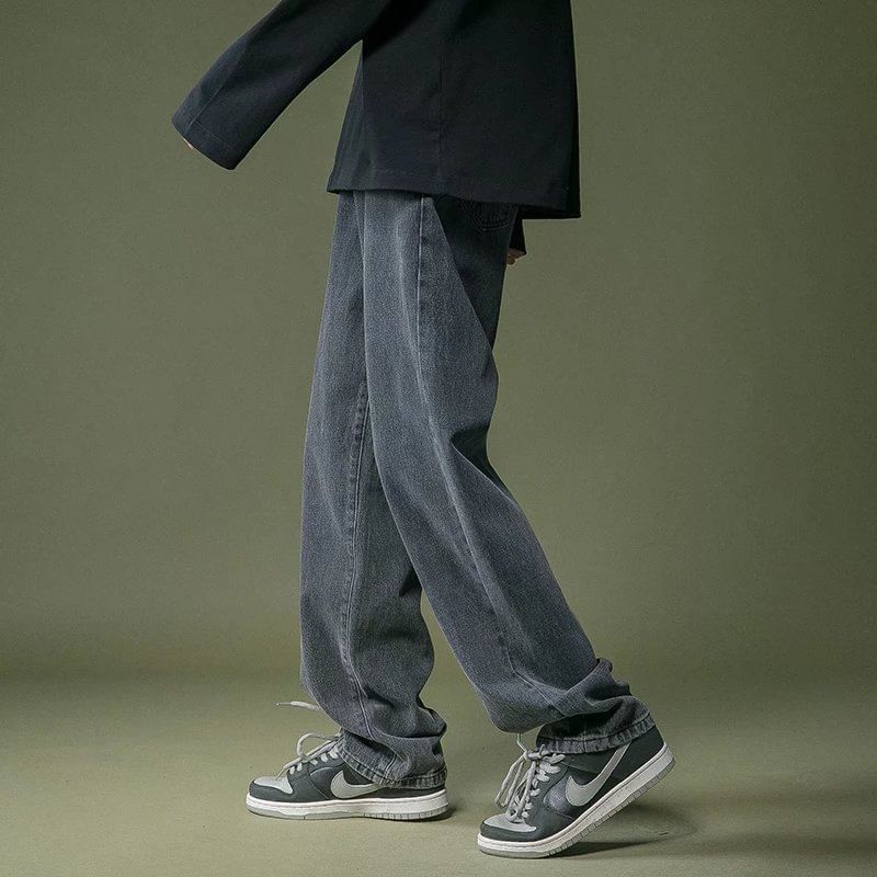 Femilina - Hoge taille wijde pijp jeans